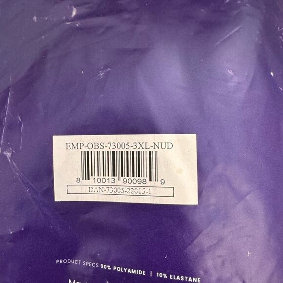 New SHAPERMINT Empetua Open Bust Bodysuit Shaper Short 3XL NUDE ~ WEDDING - Picture 4 of 4